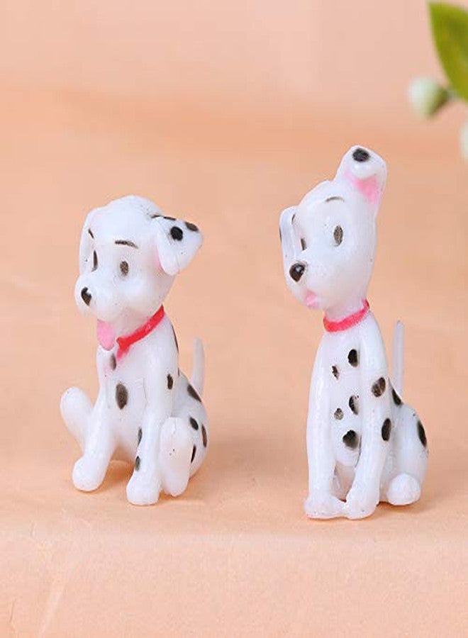 Lynkaye Miniature Dog Figurines 102Pcs Dalmatian Figures Mini Plastic Fairy Garden Miniature Moss Landscape DIY Terrarium Crafts Ornament Accessories for Home Décor - Image 2